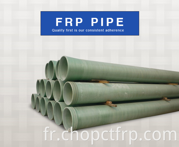 Pipe GRP / FRP pour les tuyaux de verre à fibre d'échec